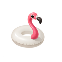 flamingo swimming pool float on transparent background png