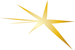 starburst shapes. Black background. Radiant lines. Sharp points. Metallic gold finish. Abstract celestial forms. Dynamic star designs. Digital illustration. Festive aesthetic. Sparkly effect. png
