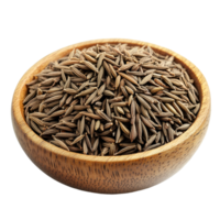 Whole Cumin Seeds In Bowl Transparent Background png