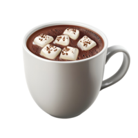 Hot Chocolate with Marshmallows Transparent Background png