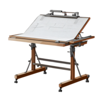 Professional Drafting Table Isolated Transparent Background png