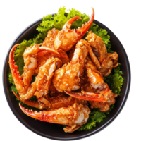 Spicy Chicken Wings Served In Bowl Transparent background png