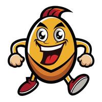Cute and Fun Logo of a Potato Mascot with Cartoon Style and Vivid Colors vector