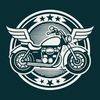 Intricate Illustration of a Motorcycle with Detailed Mechanical Drawing vector