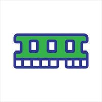 RAM Computer Illustration vector