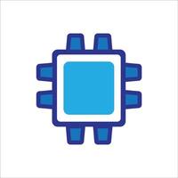 Processor Computer Illustration vector