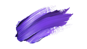 Purple brushstroke with smooth texture isolated on a transparent background png