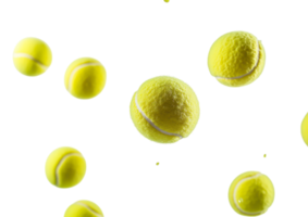 Floating bright yellow spherical cells with realistic texture isolated on a transparent background png