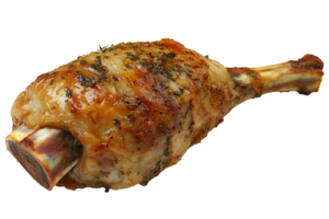 A large piece of meat isolated on background. png