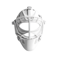 Stylish Hockey Goalie Mask with Minimalist Design Isolated on Transparent Background png