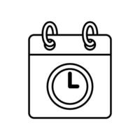 simple schedule icon. vector