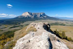 unfolding majesty, panoramic view of helena, montanas national forest - gates unveil majestic mountain unseen photo