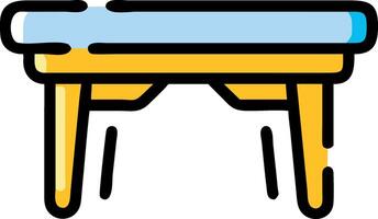 Large Wooden Dining Table Design with Family-Friendly Features vector