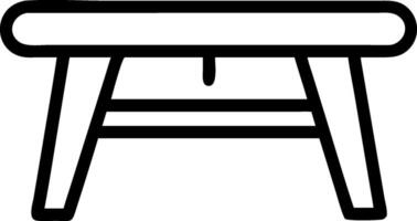 Scandinavian Wooden Table Design with Simple and Functional Style vector