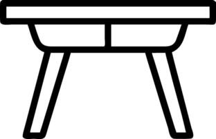 Elegant Wooden Table Design with Curved Edges and Luxurious Finish vector