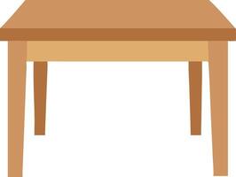 Vintage Wooden Table Design with Retro Charm and Traditional Features vector