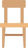 Artistic Wooden Chair Design with Sculptural Form and Fluid Lines vector