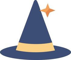 3D Wizards Hat Design with Realistic Shadows and Depth vector