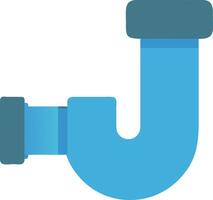 Futuristic Water Pipe Design with High-Tech Features and Sleek Lines vector