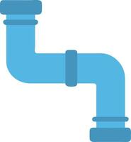 Minimalist Water Pipe Design with Clean, Simple Lines vector
