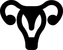 Feminine Uterus Design with Elegant Curves and Delicate Features vector