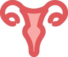 Geometric Uterus Design with Sharp Angles and Symmetrical Patterns vector