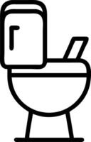Geometric Toilet Design with Sharp Angles and Unique Shapes vector