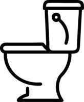 Minimalist Toilet Design with Clean and Simple Aesthetic vector