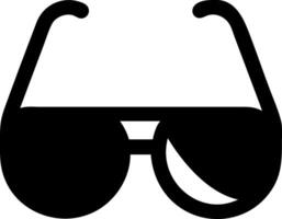 Cartoon Sunglasses Design with Bold Outlines and Playful Colors vector