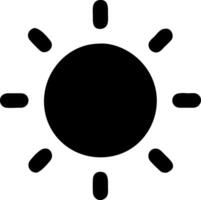 3D Sun Design with Realistic Lighting and Depth vector