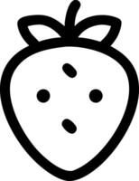 Transparent Strawberry Design with Glass-Like Effects and Soft Highlights vector