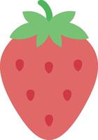 Vintage Strawberry Design with Retro Patterns and Faded Tones vector