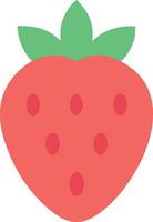 Abstract Strawberry Design with Unique Shapes and Modern Twist vector