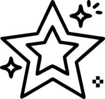 Geometric Star Design with Sharp Angles and Mathematical Precision vector