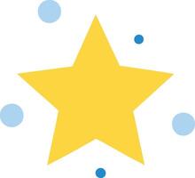 Classic Star Design with Five-Point Symmetry vector
