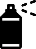 High-Gloss Spray Paint Can Design with Sleek Reflections and Modern Finish vector