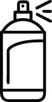 Cartoon Spray Paint Can Design with Exaggerated Features and Playful Style vector