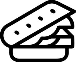 3D Sandwich Design with Realistic Textures and Depth vector