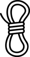 Industrial Rope Design with Durable Material and Strong Structure vector
