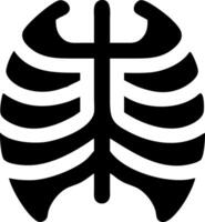 Futuristic Rib Cage Design with Geometric Elements and Sharp Angles vector