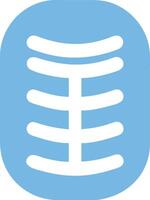 Intricate Rib Cage Design with Detailed Bone Structure and Anatomical Precision vector