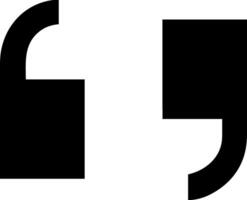 3D Quotation Marks Design with Depth, Shading, and Refined Finish vector