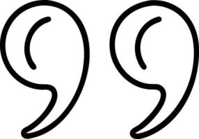 Creative Quotation Marks Design with Playful, Fluid Curves and Bright Colors vector