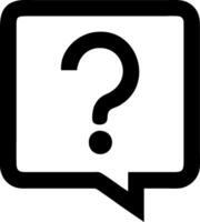Whimsical Question Mark Design with Curved, Flowing Form vector