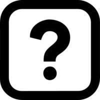 Classic Question Mark Design with Traditional Serif Typography vector
