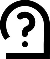 3D Question Mark Design with Depth and Intricate Shading vector