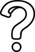 Creative Question Mark Design with Playful Curves and Colorful Twist vector
