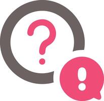 Bold Question Mark Design with Clean, Sharp Lines and Modern Aesthetic vector
