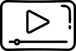3D Play Button Design with Depth and Realistic Lighting Effects vector