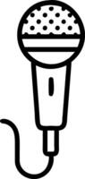 Compact Microphone Design with Ergonomic Grip and Functionality vector